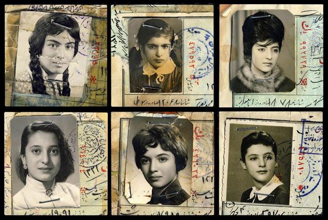 Old photo Iranian women students before Islamic revolution