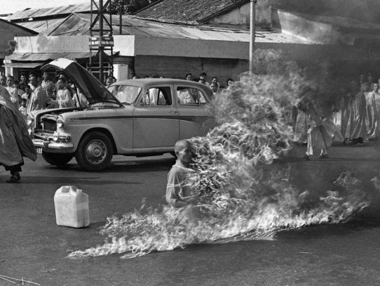 Burning Buddhist monk, 1963