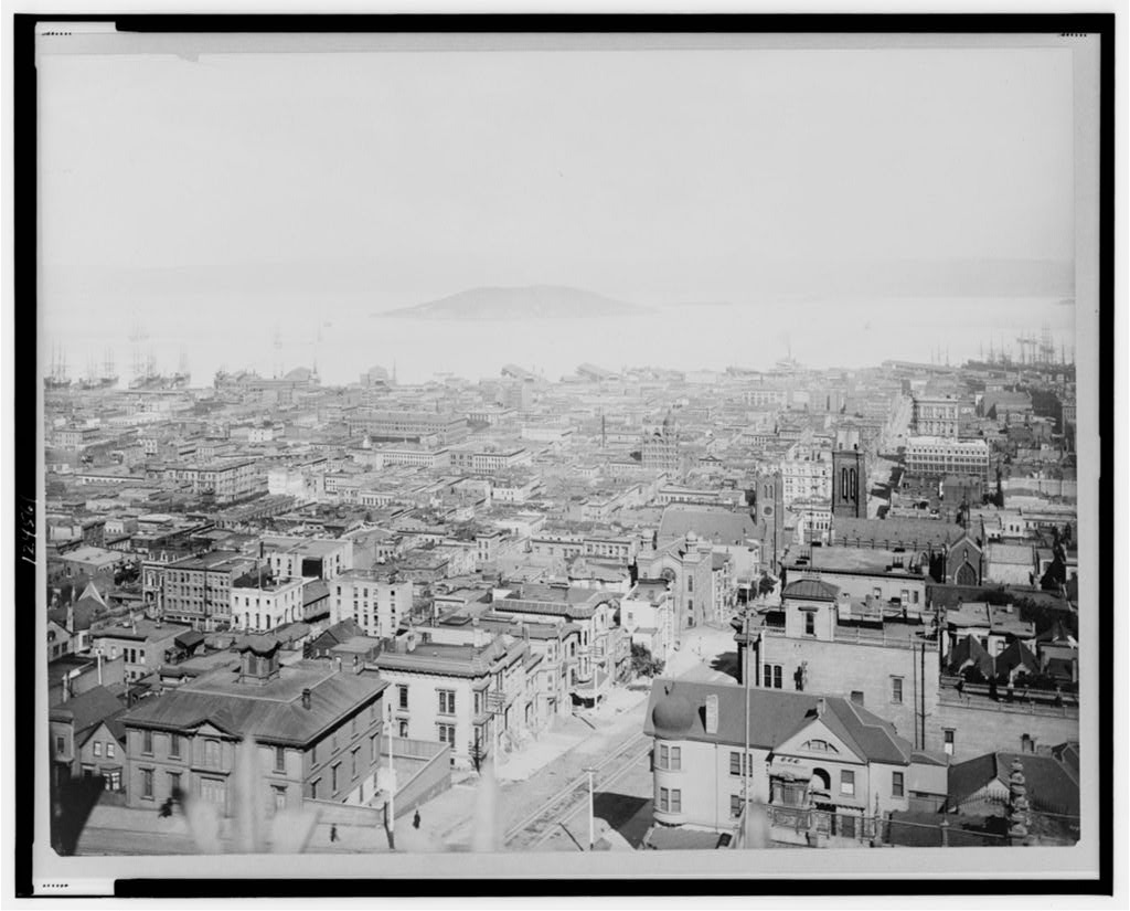 old photo of San Fransisco 1895