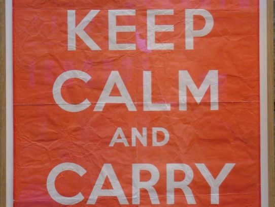 Original poster “Keep Calm and Carry On” was produced in 1939