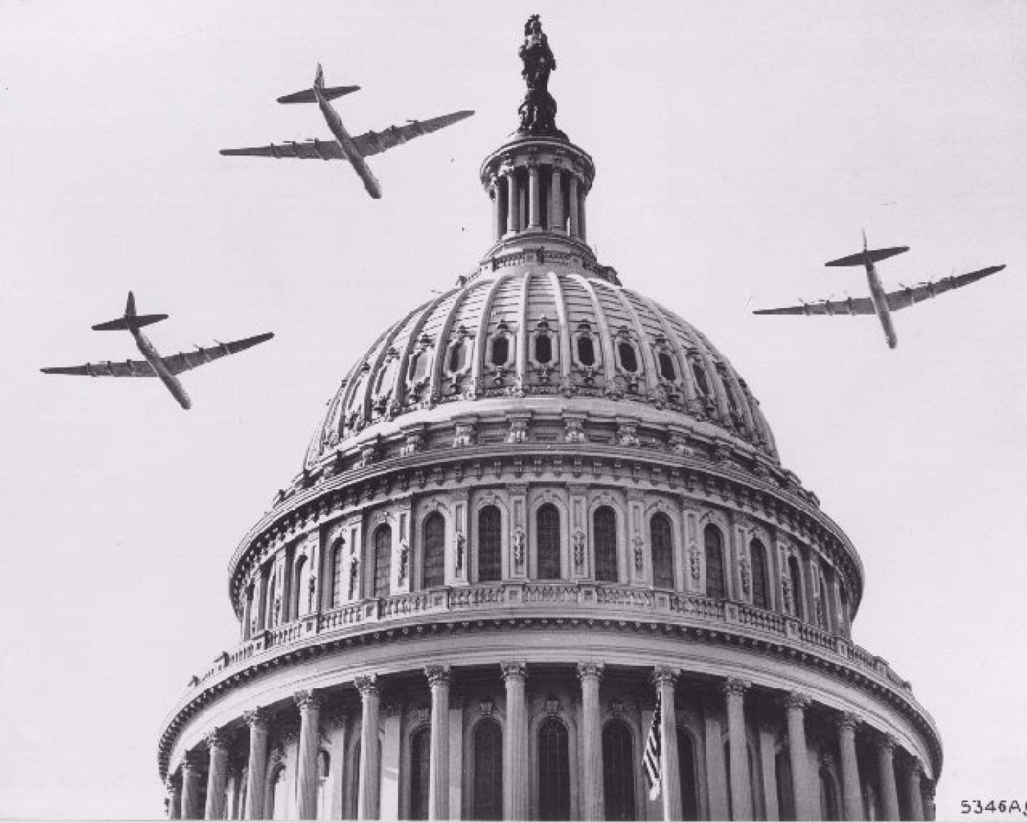 retro photo of the Capitol