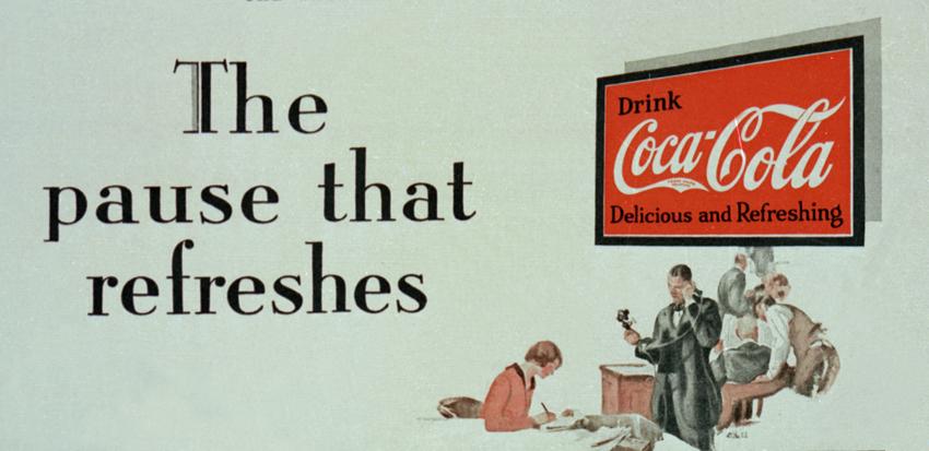 retro Coca-Cola advertisement 