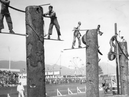 Tree Felling Contest, Oregon, 1941
