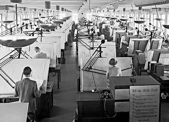 Drafting before AutoCAD era