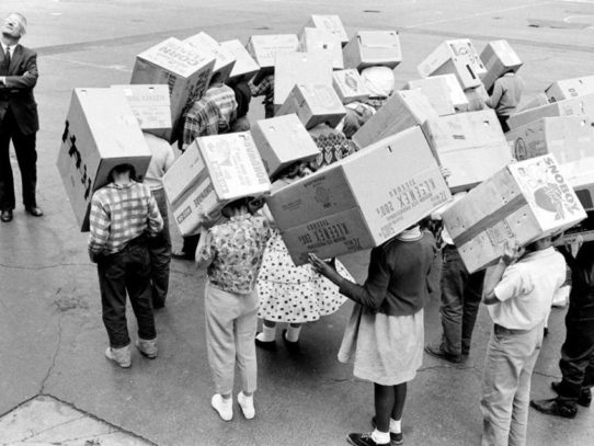 Waiting for the Solar Eclipse, Illinois, 1963