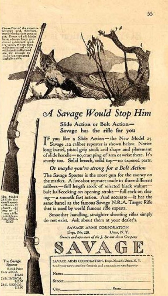 hunting old gun ads