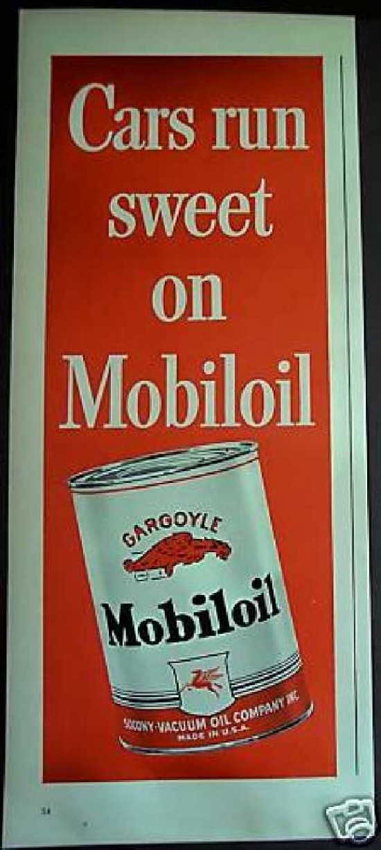 Mobil Oil poster