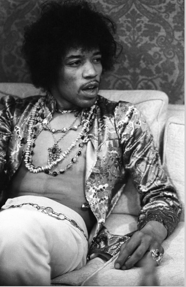Jimmy Hendrix, Rock music photo history 60s