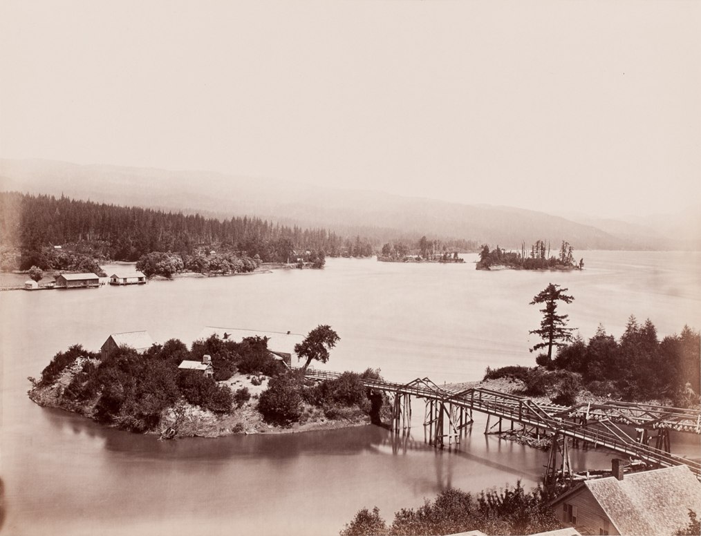 Islands in the Columbia River, Upper Cascades, 1867