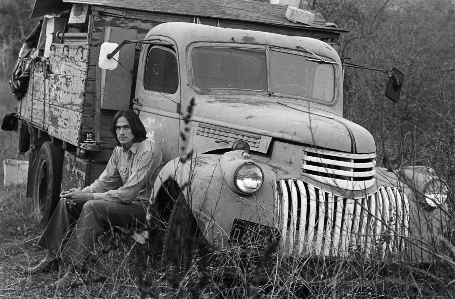 James Taylor and Old truck