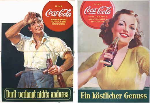Coca-Cola advertising Nazi Germany