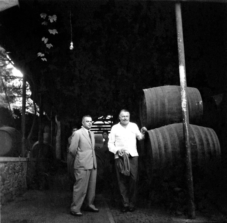 Hemingway in winery