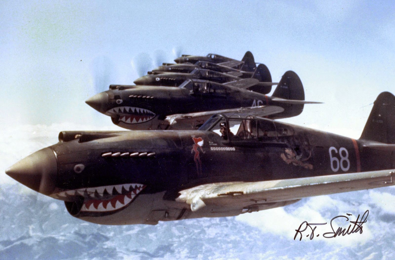 Flying Tigers in the skies over China
