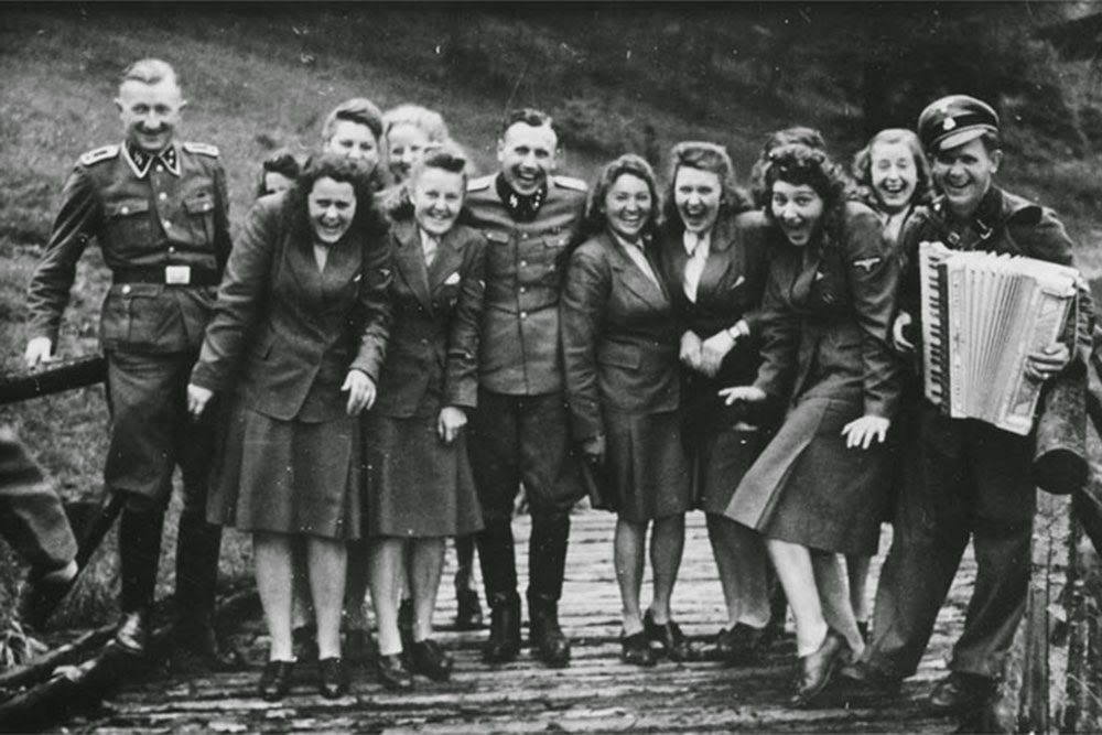 Auschwitz staff on the rest