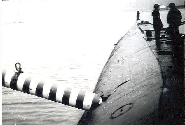 A training torpedo hit the Soviet Submarine