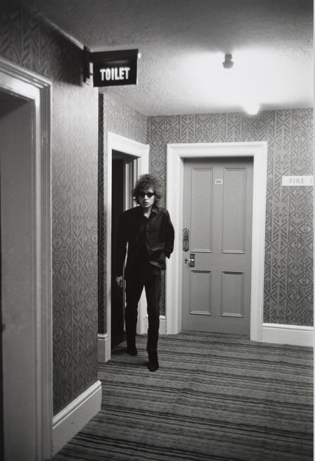 The hotel hallway, Cardiff, Wales, 1966