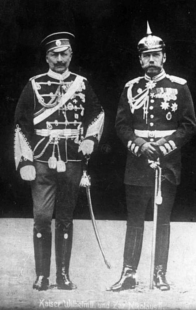 Kaiser Willhelm II and Nicholas II